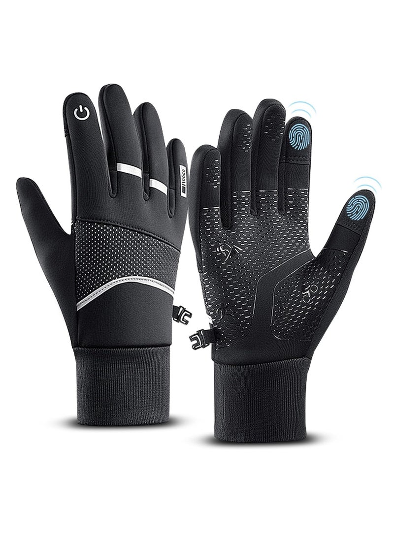 Winter Gloves - Waterproof, Thermal, Touchscreen Friendly for Outdoor Sports, Running, Biking, and Driving - Unisex Design for Men and Women