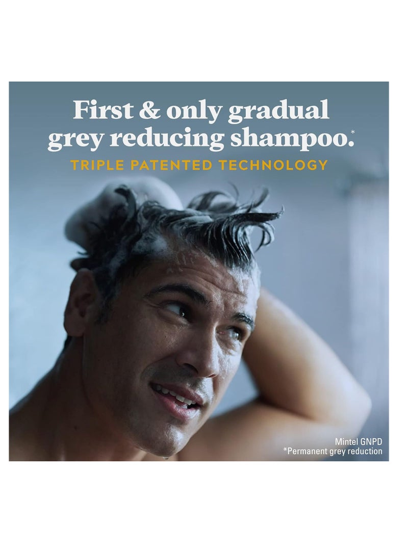 Just For Men Control GX Grey Reducing 2-in-1 Shampoo and Conditioner, Gradual Hair Color for Stronger and Healthier Hair, 4 Fl Oz - Pack of 1 (Packaging May Vary)