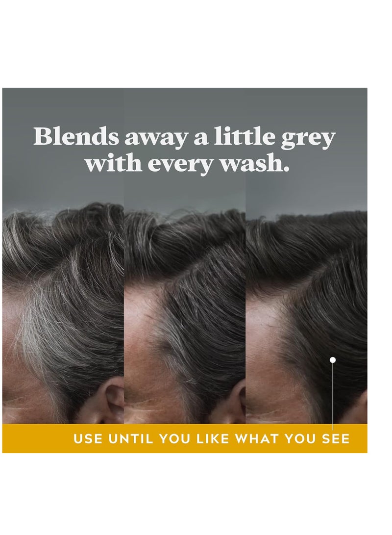 Just For Men Control GX Grey Reducing 2-in-1 Shampoo and Conditioner, Gradual Hair Color for Stronger and Healthier Hair, 4 Fl Oz - Pack of 1 (Packaging May Vary)