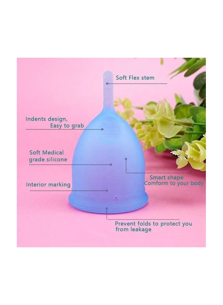 Feminy Menstrual Cup with Silicone Sterilizer Cup Holder