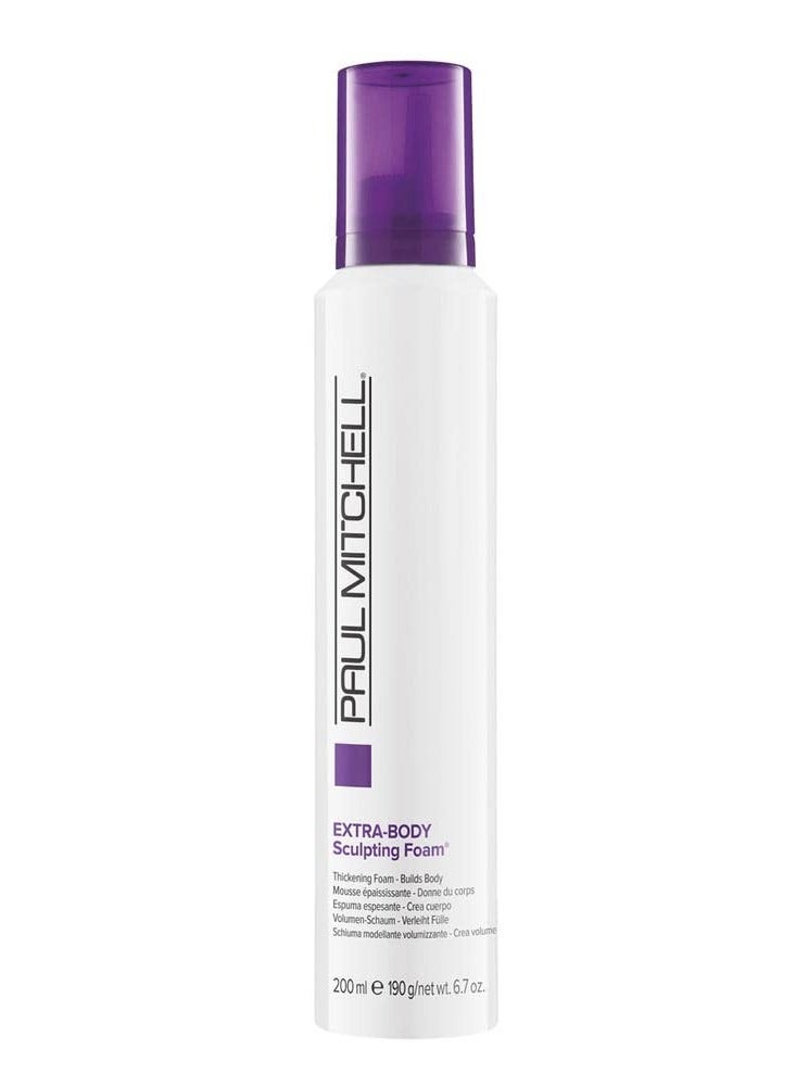 Paul Mitchell Extra-Body Sculpting Foam, Thickens + Builds Body, For Fine Hair