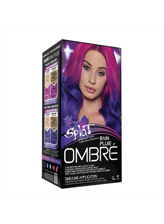 Ombre Rain | Original Complete Kit | Blue & Purple Hair Color | Vegan & Cruelty Free