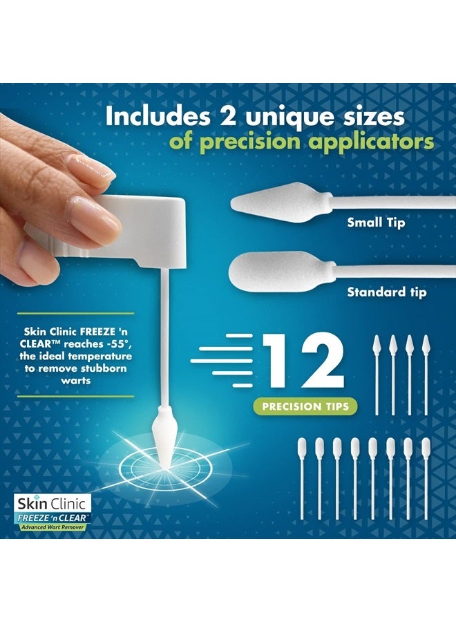 ™ Advanced Wart Remover, Tough on Warts, Gentle on Skin, (12 Precision Applicators)