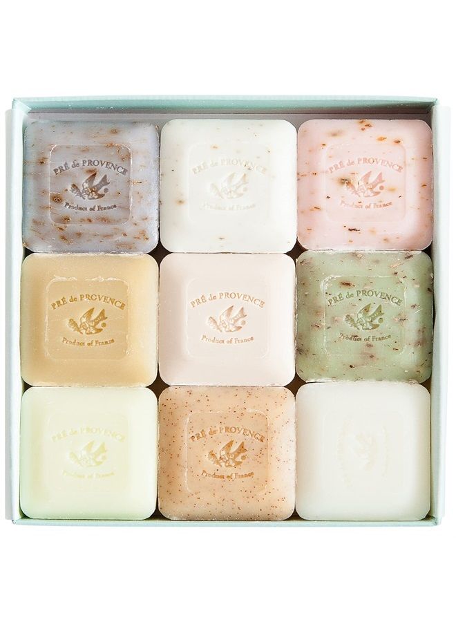 Luxury Box of Guest Gift Soap (Set of 9) - Assorted,9 Count (Pack of 1)