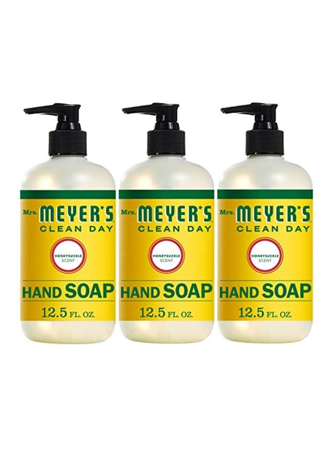 3-Piece Clean Day Hand Soap - Honeysuckle