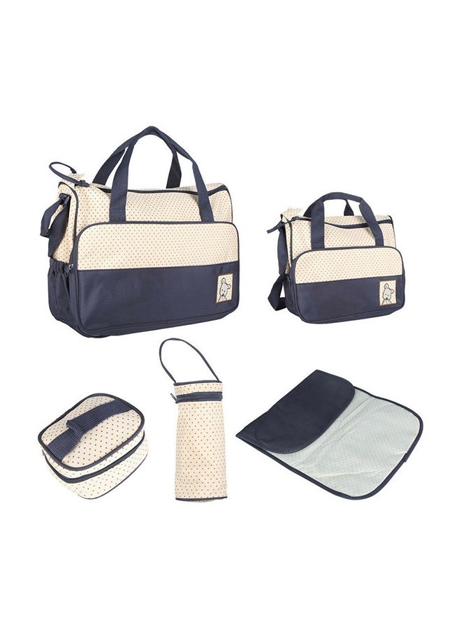 5-In-1 Multi-functional Waterproof Changing Baby Bag Set With Reliable Zipper