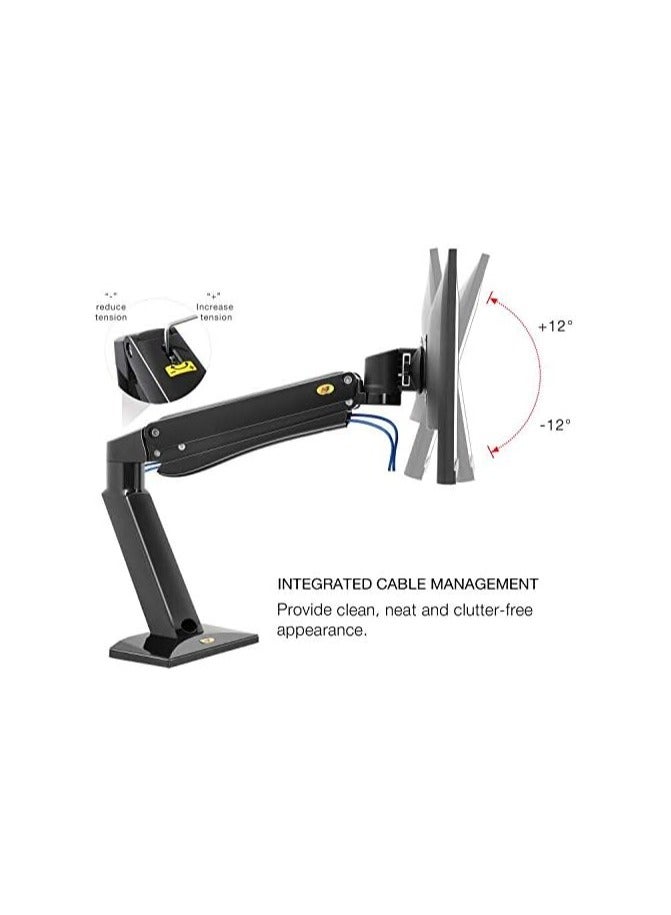 NB North Bayou Heavy Duty Monitor Arm Desk Mounts, Full Motion Monitor Stand Fits for 24