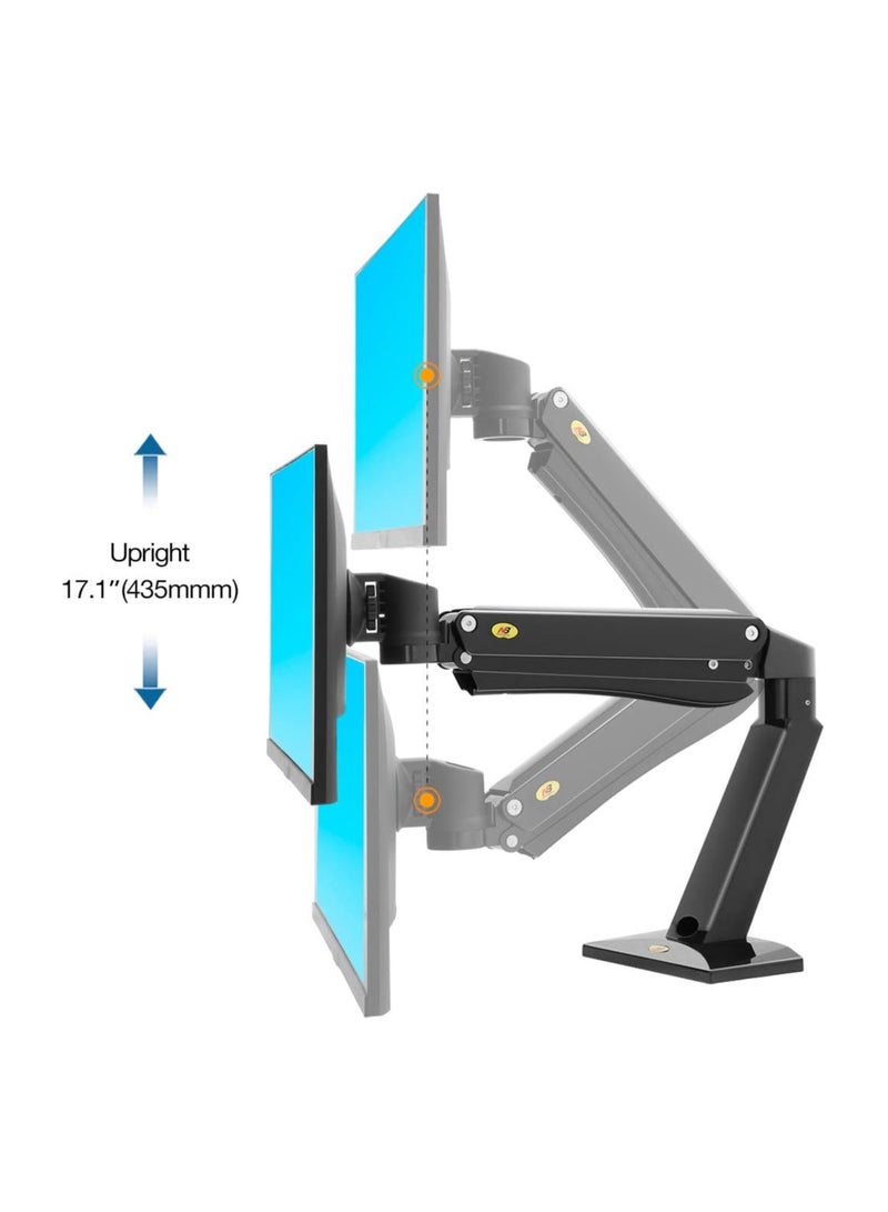 NB North Bayou Heavy Duty Monitor Arm Desk Mounts, Full Motion Monitor Stand Fits for 24
