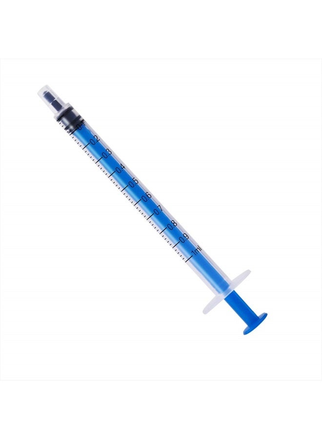 12 Pack - 1ml Plastic Syringe with Measurement, No Needle Suitable for Refilling and Measuring Liquids, Feeding Pets, Oil or Glue Applicator…