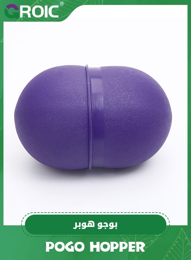 Pogo Ball for Kids, Pogo Hopper High Jump Toy  Bounce Jump Trick Board Pogo Bouncing Ball, Balance Coordination Trick Pogo Ball with Pump and Strong Grip Deck Indoor Outdoor for Toddler
