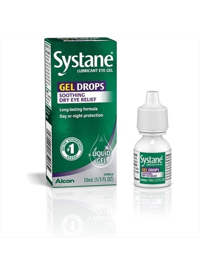 Lubricant Eye Gel Drops 10 ml, 2 Count