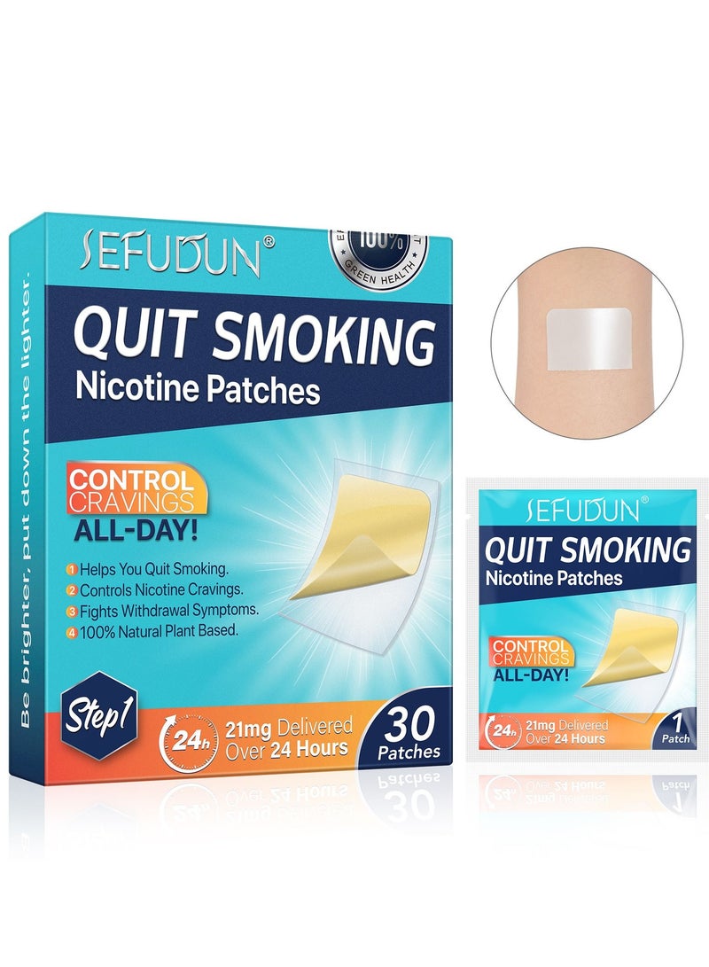 30 Pieces Patches to Quit Smoking Stop Smoking Aid Natural Chinese Herbal Medical Plaster Easy and Effective Anti-Smoking Stickers