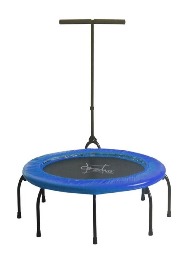 Trampoline 38 Inches Trampoline with handle bar For Indoor Fitness Bungee Trampoline Exercise Rebounder