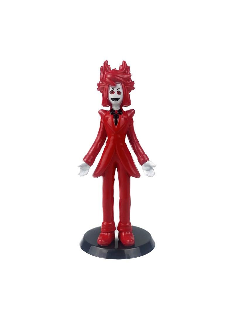 6 Pcs Hazbin Hotel Toy Set Ideas Toys Battle Horror Game Model Ideas Toys Gifts for Adult & Kids