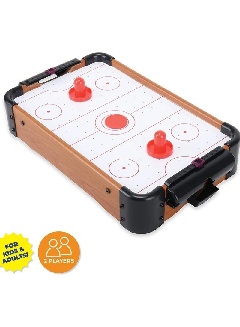 Central Portable Air Hockey Game Table Top Enjoy Fast Paced Fun Anywhere Perfect For Parties And Family Game Nights