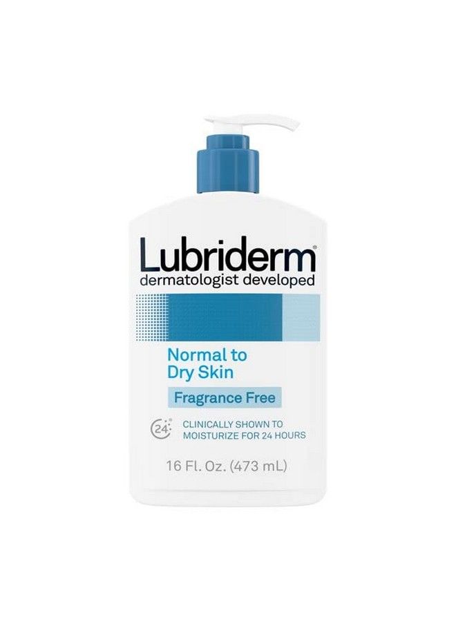 Lubriderm Daily Moisture Lotion Normal To Dry Skin Non Greasy 16 Ounce (Pack Of 2) By Lubriderm