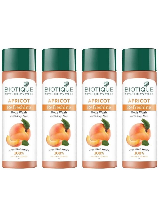 Ayurvedic 4 Bio Apricot Refreshing Body Wash (190 Ml)