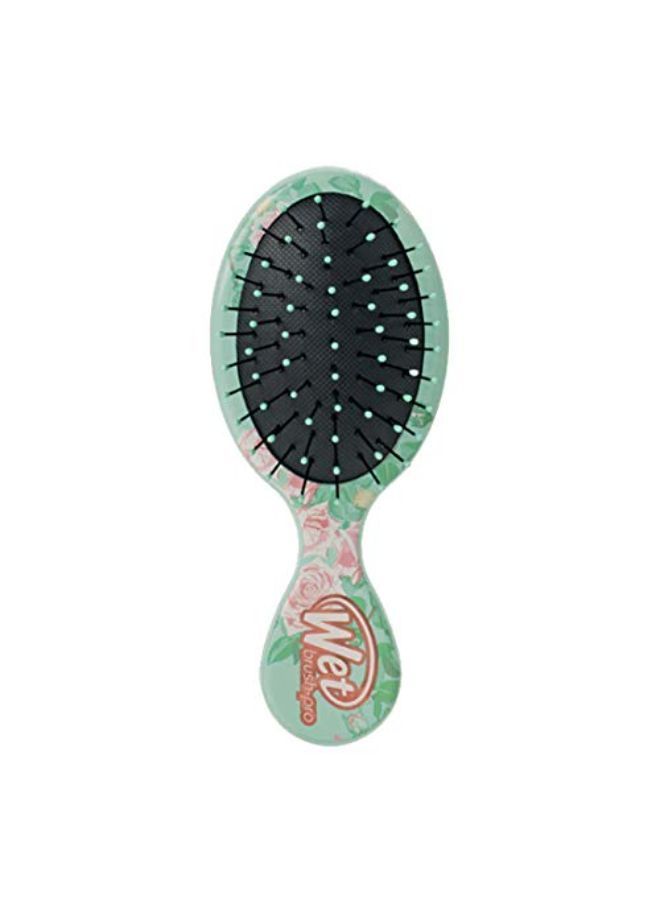 Hair Brush Bridal Mini Detangler, Bride Squad Print, Mini Detangler Brush For Women, Smaller, Cuter And Perfect For Life On The Go, Protects Against Split Ends And Breakage -I Do