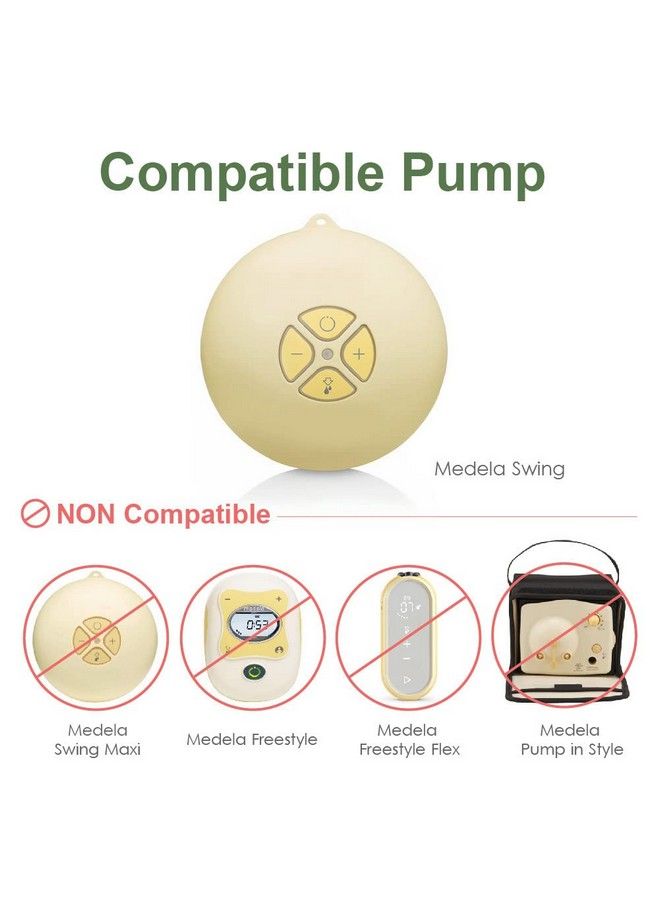 Swing Tubing And Breast Pump Kit Compatible With Medela Swing Breastpump. Inc. 1 Medium Breastshield (Comparable To Medela Personalfit 24Mm) 1 Valve 1 Membrane And 1 Replacement Tubing