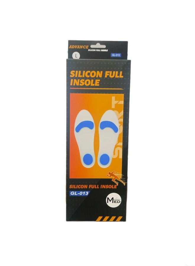 Silicon Full Insole - Model No. GL-013 (Large Size)