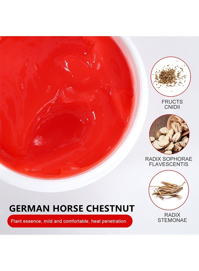 Horse Chestnut Cream, Heating Extra Warming Joint Massage Gel Muscle Recovery,Cold Compress Gel for Relieving Repair Shoulder Neck Lumbar Spine and Leg Pain Protection Joint-80g