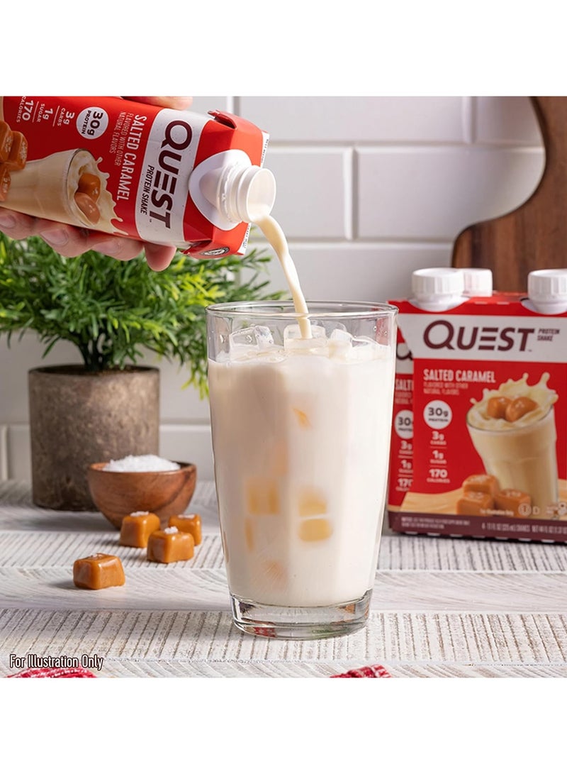 Quest Protein Shake Salted Caramel Flavor 325ml Pack of 12