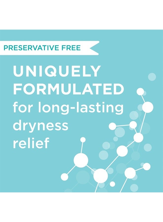 Blink Preservative-Free Sterile Lubricating Eye Drops for Mild to Moderate Dry Eye Symptom Relief, 25 Count 0.01 fl oz Vials