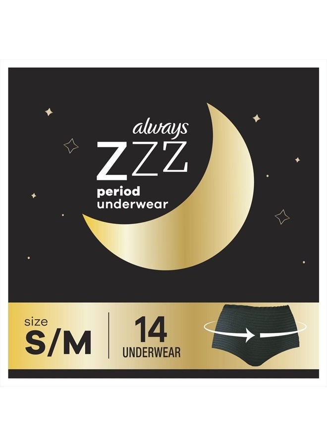 ZZZ Disposable Period Underwear for Women Size S/M (7 Count)