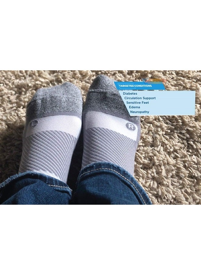 Non-binding Diabetic Wellness Socks improve circulation and help with neuropathy, sensitive feet, edema, and swelling