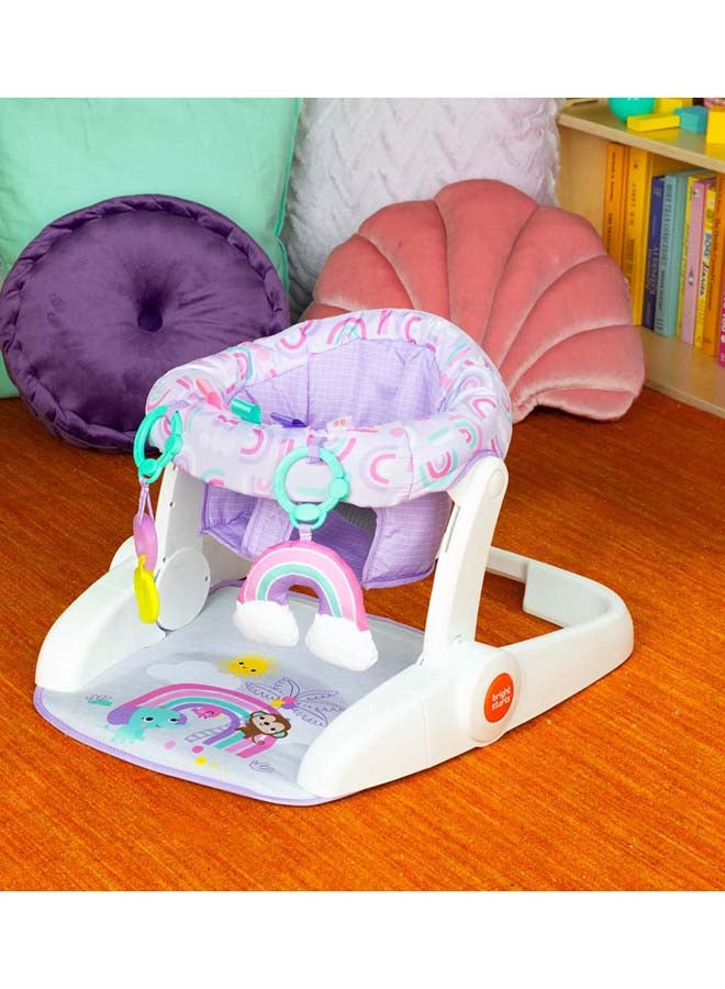Purple Paradise Learn-To-Sit 2-Position Floor Seat