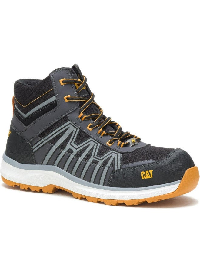 020-1322 Caterpillar Mens Casual Shoes CHARGE HIKER S3 725794 Black/Orange