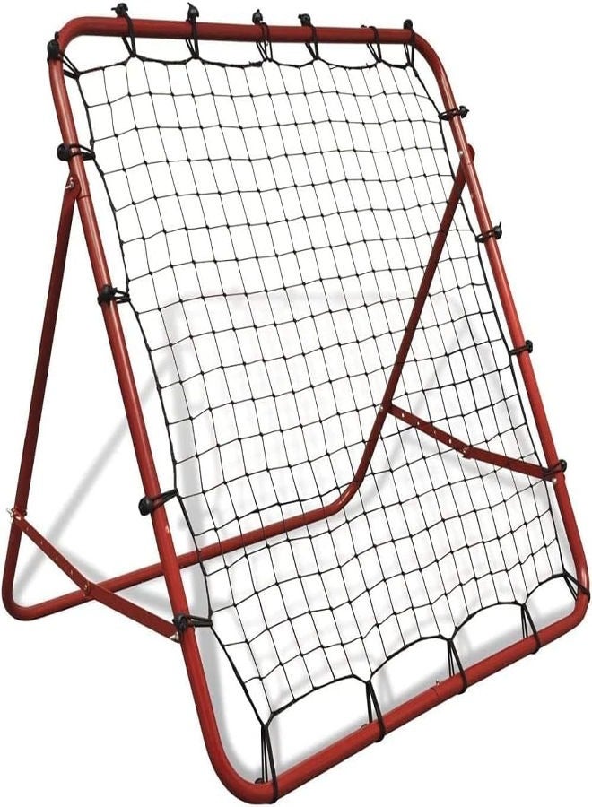 Football Bouncer Football Kickback Rebounder Adjustable Angles Training Equipment, Removable Football Goal