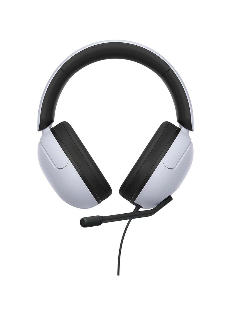 Sony INZONE H3 Wired Gaming Headset, Over ear Headphones with 360 Spatial Sound, MDR G300, White