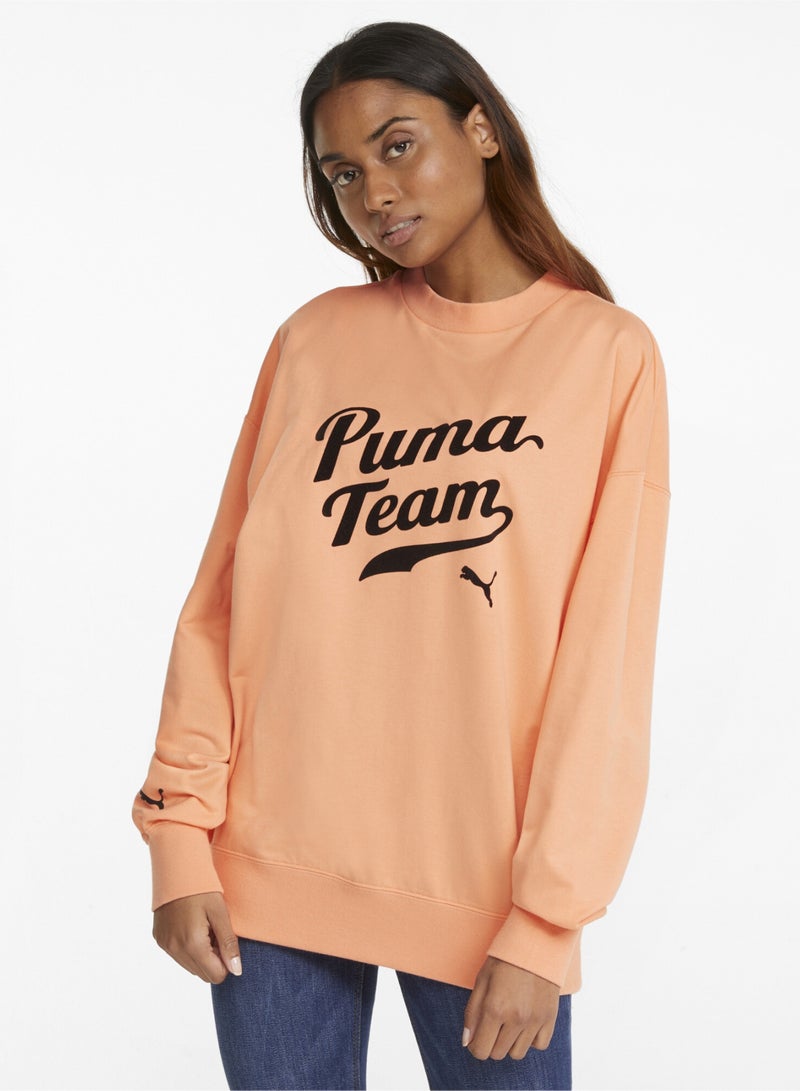 TR Team Womens Crew Neck Sweatshirt