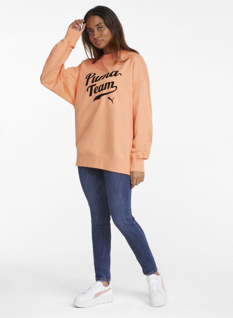 TR Team Womens Crew Neck Sweatshirt