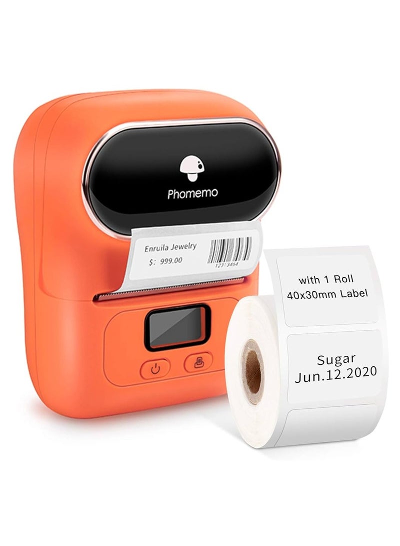 Phomemo M110 Label Maker Thermal Printer with 3 Roll Paper