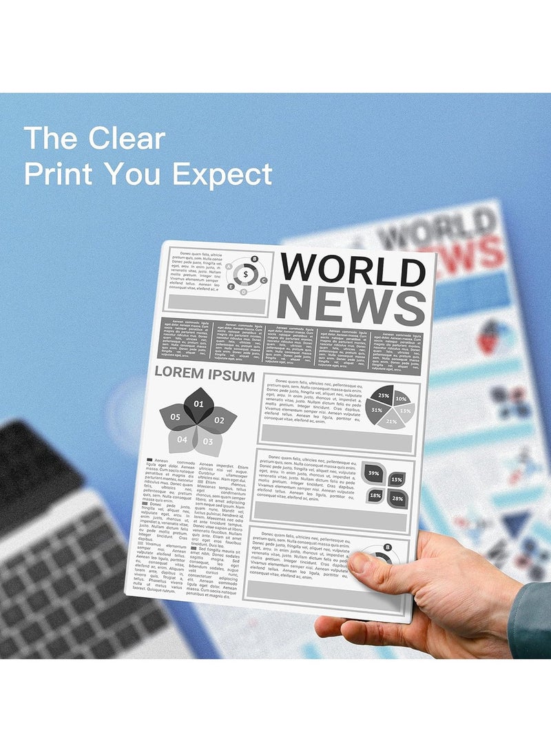 Office Maker Compatible 106A W1106A Toner Cartridge for HP Laser 107w 107a  MFP135a  135w 137fnw Printer 2-Pack with Free A4 Double-A Ream