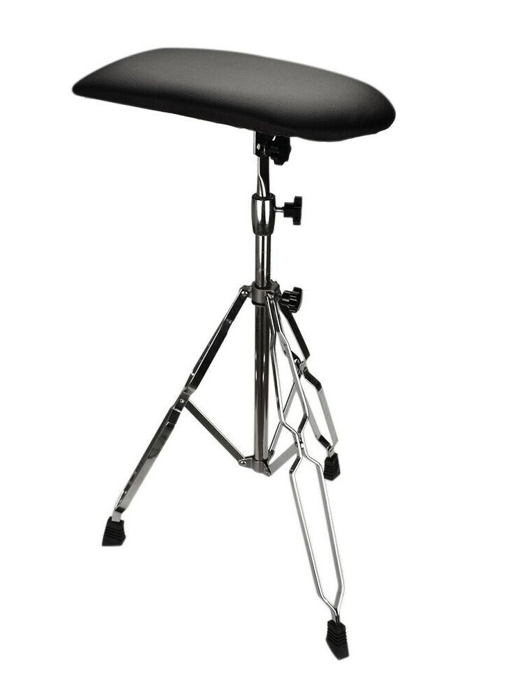 Tattoo Armrest Stand 60-120CM Height Adjustable Stable Tripod Studio Stand with PU Leather Pad Tattoo Arm Rest Bracket