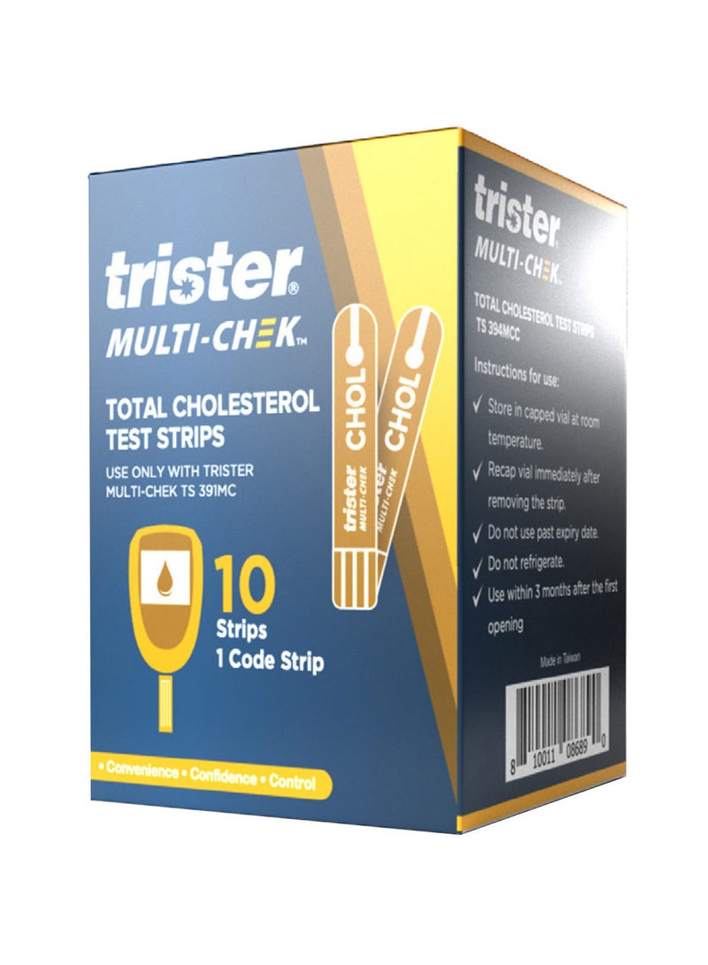 Multi-Chek Total Cholesterol 10 Test Strip