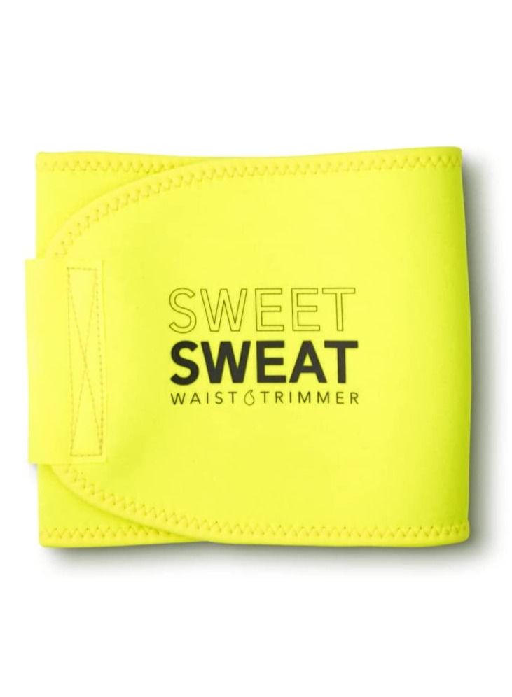 Sweet Sweat Waist Trimmer Belt Neon Yellow Medium