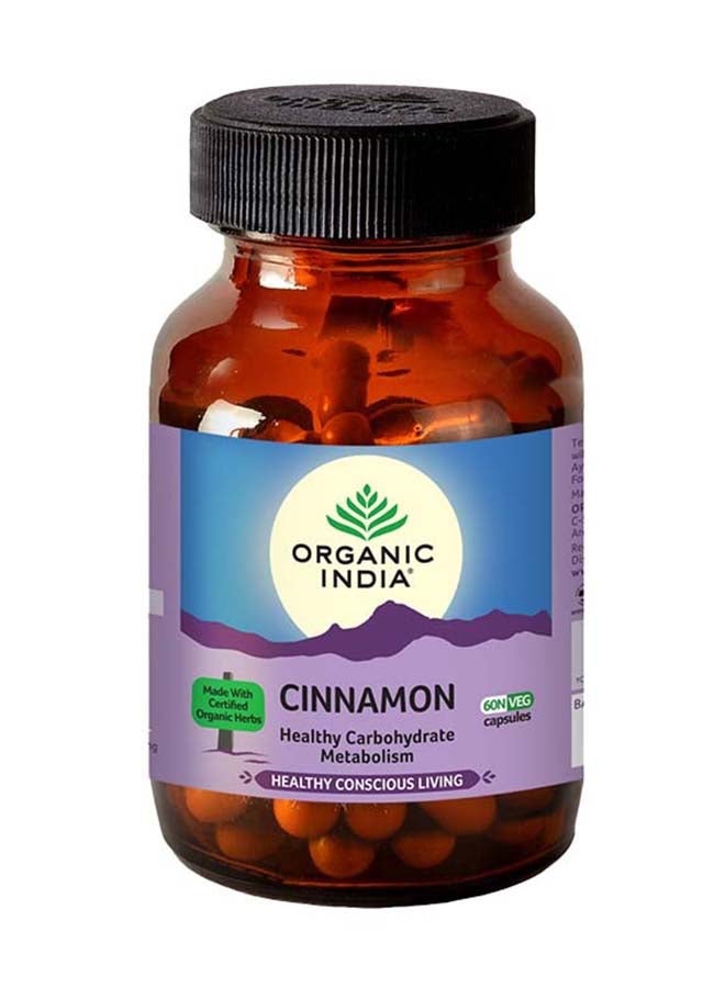 ORGANIC INDIA CINNAMON 90 CAPS : 51258