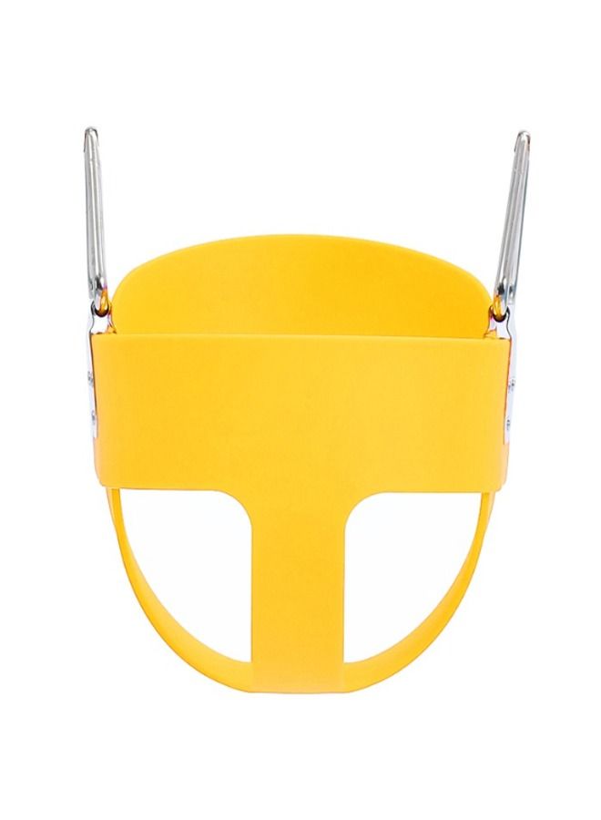 Heavy-Duty High Back Full Bucket Toddler Swing Seat With Coated Chains And Hook