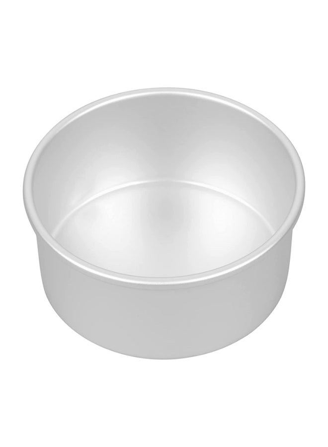 Decorator Preferred Round Pan Silver 6x3inch