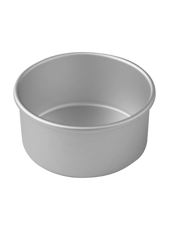 Decorator Preferred Round Pan Silver 6x3inch