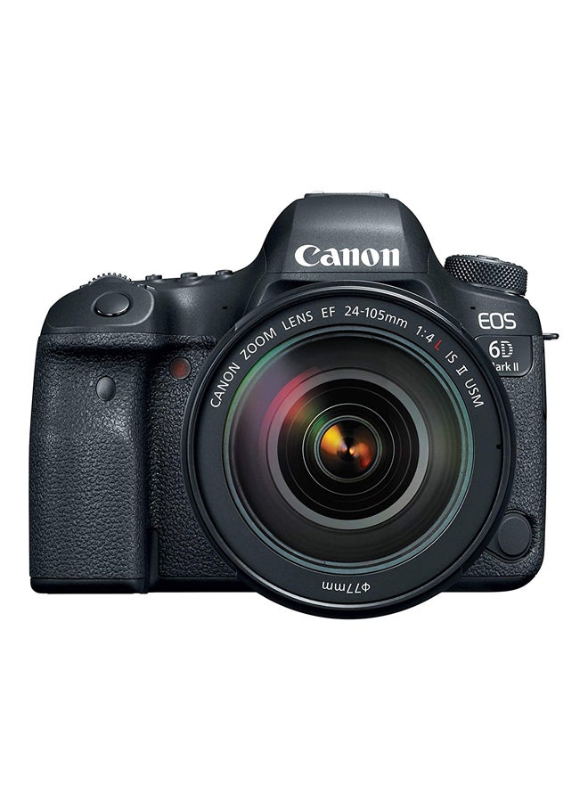 EOS 6D Mark II DSLR With EF 24-105mm f/4L IS II USM Lens 26.2MP LCD Touchscreen