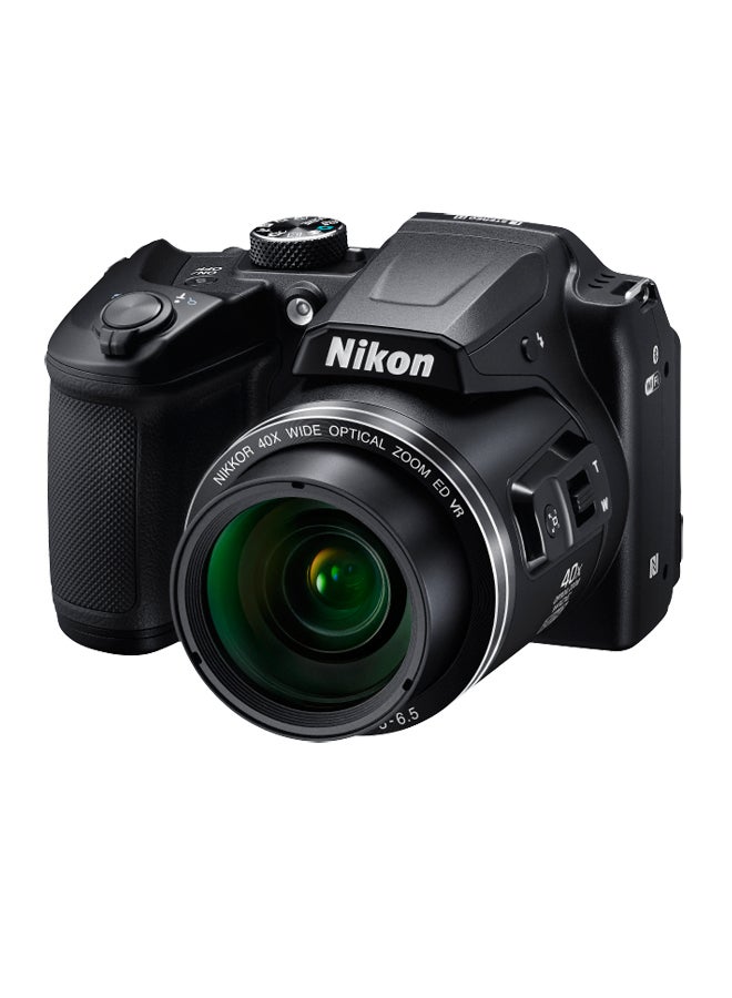 Coolpix B500 Point And Shoot Camera 40X Wide Optical Zoom-Nikkor Ed Glass Lens 16Mp With Tilt Lcd Screen, Built-In Wi-Fi, Nfc tooth