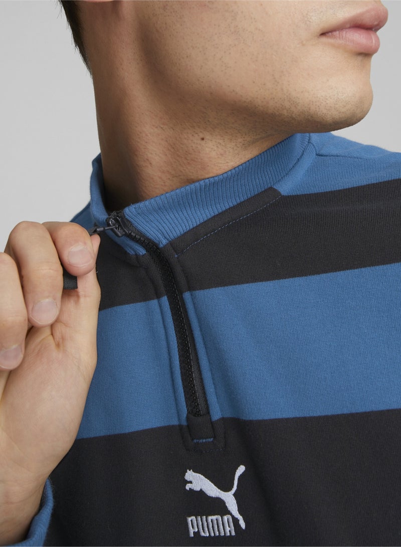 SWxP Mens Printed Crew Neck Sweatshirt