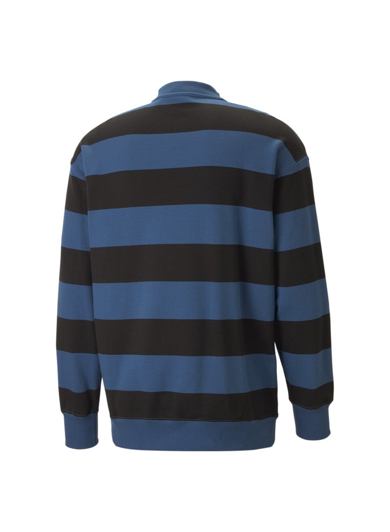 SWxP Mens Printed Crew Neck Sweatshirt