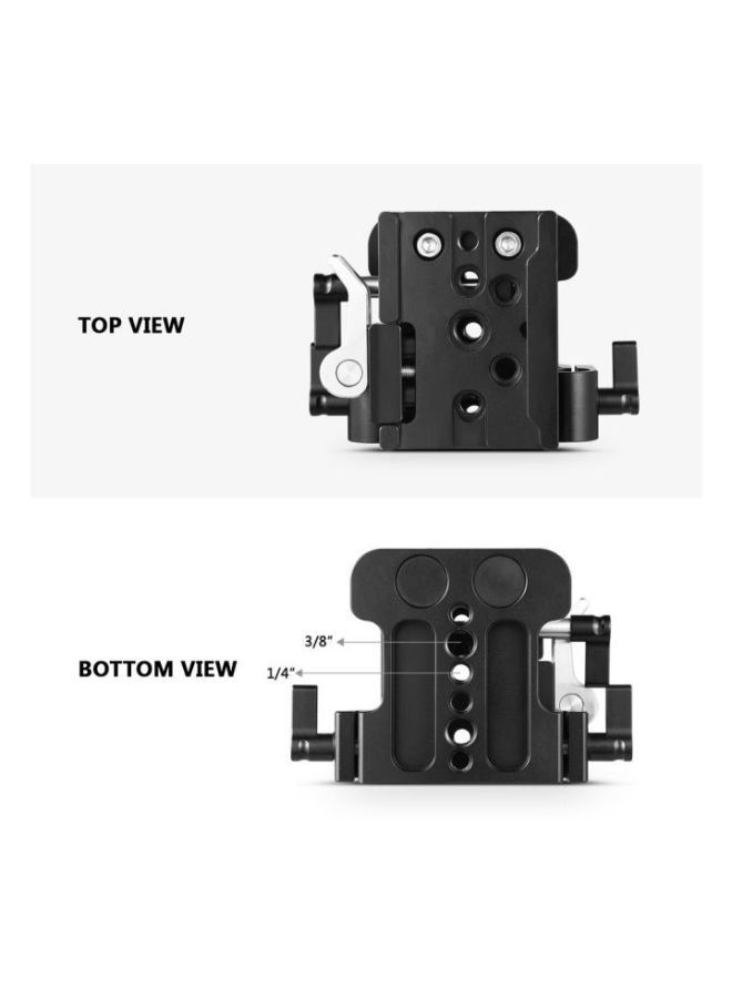 SmallRig Universal 15mm Rail Support System Baseplate 2092B