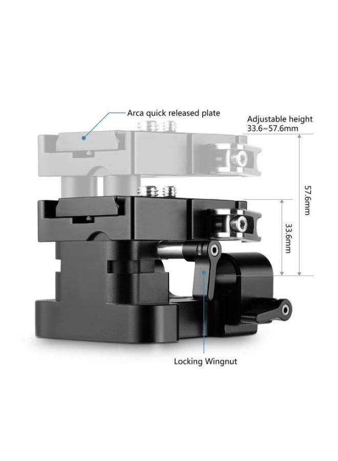 SmallRig Universal 15mm Rail Support System Baseplate 2092B